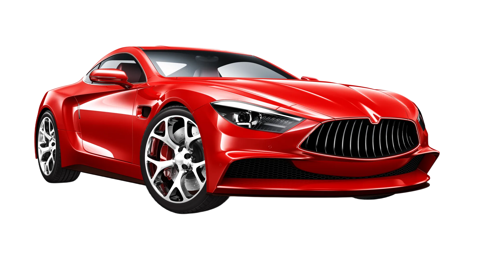 Shiny red sports car showcasing Seal Shine Express Car Wash unlimited membership results